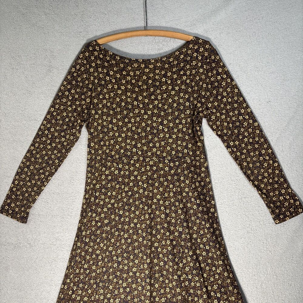 Vintage Aeropostale Womens Maxi Dress L Cotton Cottagecore Goblincore Grunge Y2K - Picture 13 of 13